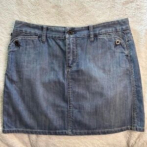 Polo by Ralph Lauren Denim High-Low Skirt